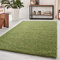 Abaseen Small Large Shaggy Rug Modern Rugs Living Room Extra Large Small Medium Rectangular Size Soft Touch Thick Pile Living Room Area Rugs Non Shedding (Green, 80x150 cm)