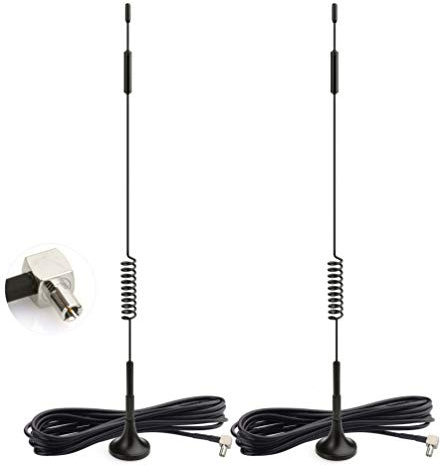 Bingfu 4G LTE 7dBi Magnetic Base MIMO TS9 Antenna (2-Pack) Compatible with Verizon AT&T T-Mobile Sprint 4G LTE Mobile Hotspot MiFi Router Cellular Mobile Broadband Modem USB Modem Dongle Adapter