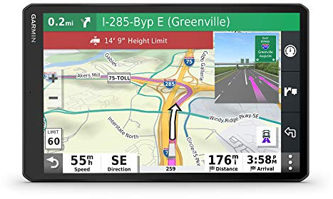 Garmin dēzl OTR1000, navegador GPS para Camiones de 10 Pulgadas, Pantalla táctil fácil de Leer, enrutamiento Personalizado de Camiones y guía de Carga a Muelle