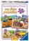 Ravensburger Kinderpuzzle - 05717 Tiere auf der Baustelle - 2,4,6,8 Teile My First Puzzle für Kinder ab 2 Jahren