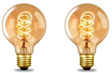 NUODIFAN Edison Vintage Glühbirne E27, Led Retro Glühbirne Dimmbar 4W LED Lampe Warmweiß 2700K Led Leuchtmittel Ideal für Nostalgie und Retro Beleuchtung im Haus Café Bar