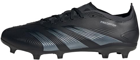 adidas Unisex Predator League Firm Ground Football Boots Fußballschuhe, Core Black/Carbon/Core Black, 43 1/3 EU