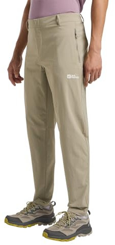 Jack Wolfskin Herren Hikeout Pants M Wanderhose, Stone, 46 EU