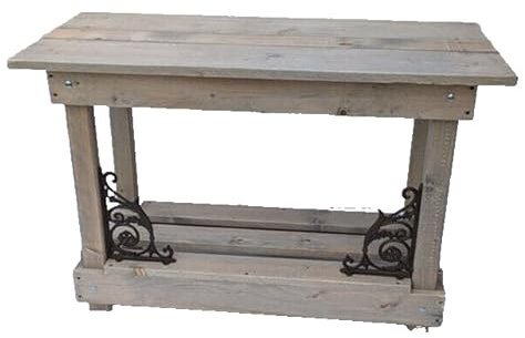 PFLANZTISCH GARTENTISCH Sideboard ANTIK Cottage Stil MASSIVHOLZ Tisch Garten NEU