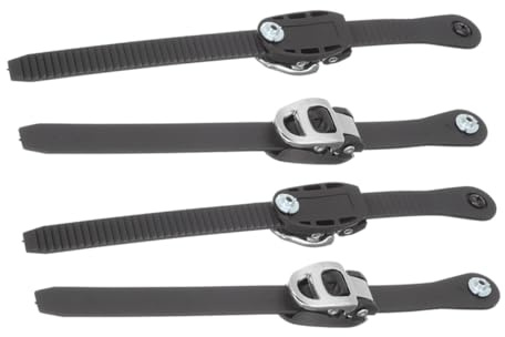 Toyvian 4 Piezas Hebillas y Correas Ajustables para Patines Línea Accesorio para Patines de Rueda Repuesto para Mejorar Seguridad y Rendimiento