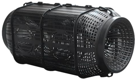 Temeemeg Fiskfälla 50,8 cm stor hopfällbart fiskefällnät med envägsinträde och automatisk diskbänk design för kräftor, spigg ål, havskatt