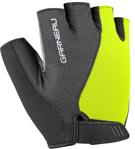 Garneau Men's Cycling Gloves - Air Gel Ultra - Bright Yellow (Medium)