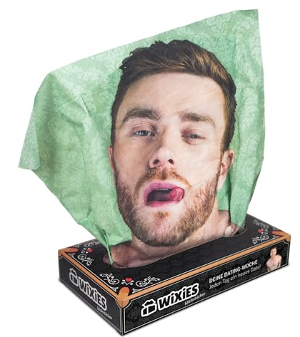 WIXIES Wichstücher lustiges Geschenk für den Schwulen Freund, 7 Servietten zum Masturbieren für den besten gay Kumpel, Junggesellenabschied, Weihnachten, Geburtstag, Scherzartikel, Spankrags