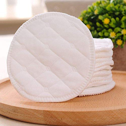Reusable 100% Cotton Make Up Pads Facial Cleanser Wipes Washable + Storage Bag … (2 Pads)