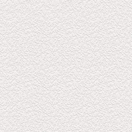 A.S. Création Simply White 270016 27001-6 Wallpaper Roll (10.05 x 0.53 m) = 5.33 m² Plain