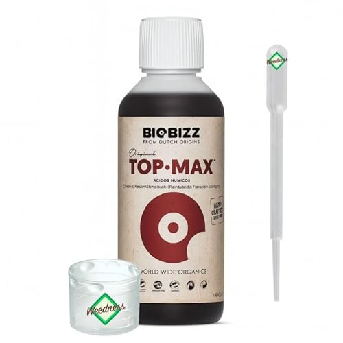 BioBizz Top Max 250 ml - naturligt gödselmedel odling inomhus tomat flytande orkidé bonsai organisk organisk NPK