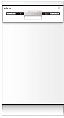 EDESA EDW 4710 WH - Lavavajillas libre instalación (ancho de 45 cm, 7 programas, Eficincia Energética E) color blanco