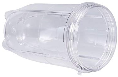 Mixer Blender, Entsafter Ersatzbecher Transparenter Kunststoff Hohe und kurze Becher für Heimische Küche (Long cup with ear)