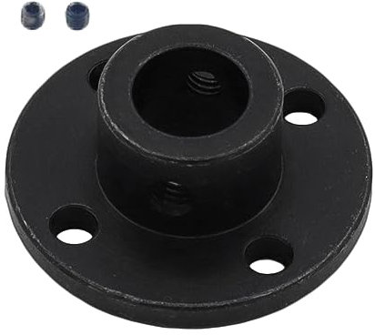 perfeclan Modèle de guide rigide Coupleur Bride d'accouplement d'arbre Raccords d'axe d'arbre avec vis de fixation Remplacement d'accouplement à bride rigide, 10MM