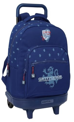 HARRY POTTER CAPTAIN - Mochila Grande con Ruedas, Compacta, Extraíble, Ideal para Niños de Diferentes Edades, Cómoda y Versátil, Calidad y Resistencia, 33x22x45 cm