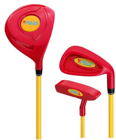 Komplett golfklubbsset för barn med golfdriver järnputter för nybörjare pojkar flickor att öva golf swing hybrid verktygsklubbar
