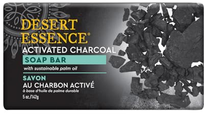 Desert Essence Activated Charcoal Soap Bar 5 oz