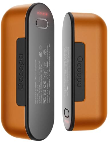 OCOOPA UT2S Magnetic Hand Warmers Rechargeable 2 Pack, 5000mAh×2 Electric Handwarmer, 4 Heat Settings (100–137°F), 2s Fast Heating, USB-C Power Bank, Gifts for Gaming & Outdoor