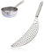 Colander Stainless Steel,Pasta Strainer,Strainers and Colanders,Kitchen Sieve,Drainer,Held Pot,with Handle,Insert Pan Drainers for Spaghetti Fry Noodles Fruit Vegetable Pans(36×6.5cm/14.17×2.55inch)