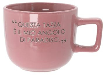 KASANOVA Tazza Jumbo 500 ml Scritta Quotes Malva