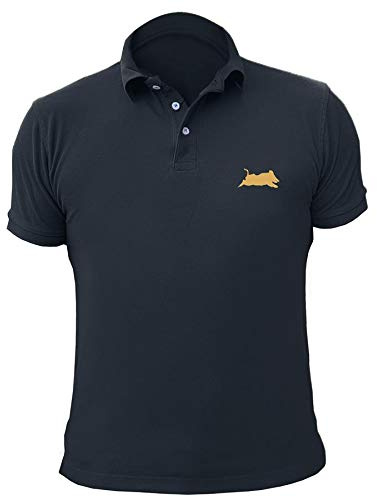AtooDog Polo de Chasse Sanglier Qui Court Homme Marine ($SUPOMAMO1053-L)