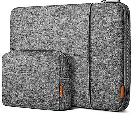Inateck 360° Rundumschutz Laptoptasche Hülle Kompatibel mit 16 Zoll MacBook Pro/Max 2024-2019 M4/M3/M2/M1 Pro/Max A3403 A3186 A2991 A2780 A2485 A2141, 15 Zoll Surface Book 2