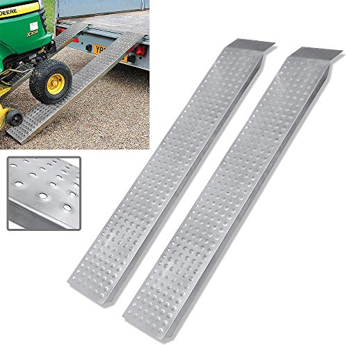 ACXIN 2 rampe di carico max 400 kg rampa di carico in acciaio zincato antiscivolo per moto, ATV, quad, auto, 160 x 22,5 cm