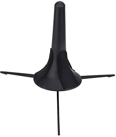 Klappbarer Trompetenständer, Notenständer Stativfuß Ständer, Universal Trompetenständer Tragbares Metall Leichtes Stativ Trompete Klappständer Zubehör für Trompeten, 6.89 x 4.13 x 4.13inch