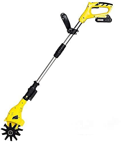 Samnuerly Motoazada, cultivador y rotavator eléctrico inalámbrico, batería de Iones de Litio, motoazada de 20 V