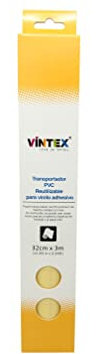 VINTEX - Transportador PVC Reutilizable 3 Metros, para Vinilo Adhesivo, Papel Transportador Premium, para Transferir Diseños, con Adhesivo Especial de Montaje con Papel Liner, 33cm x 3m