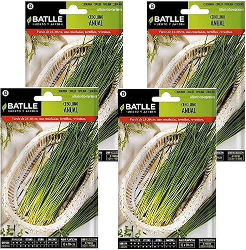 Semillas de cebollino anual Semillas Batlle PACK (4)