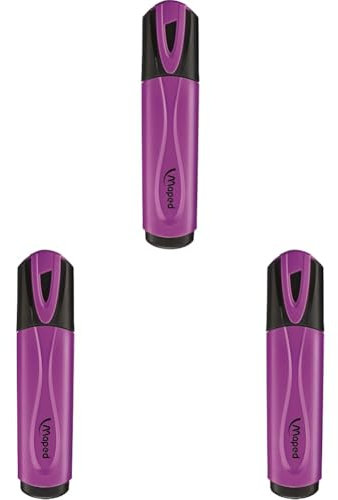 Maped WIGO - Evidenziatore Fluo Pep'S Classic Col Viola (Confezione da 3)