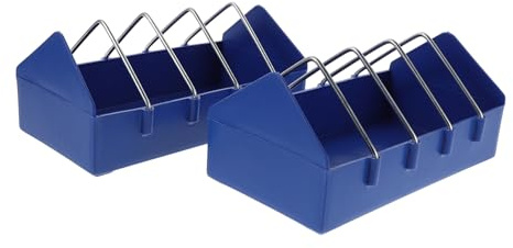 TOYANDONA Lot De 4 Mangeoires en Plastique Épais pour Pigeons 20 Cm, Distributeur Alimentaire Anti-gaspillage, Plateau Robuste pour Élevage De Pigeons Voyageurs Et Volailles