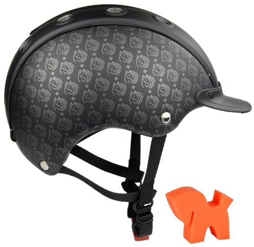 RL24 - Kinder Reithelm Choice Starlit – Schwarz Print – Gr. S (52-56 cm)