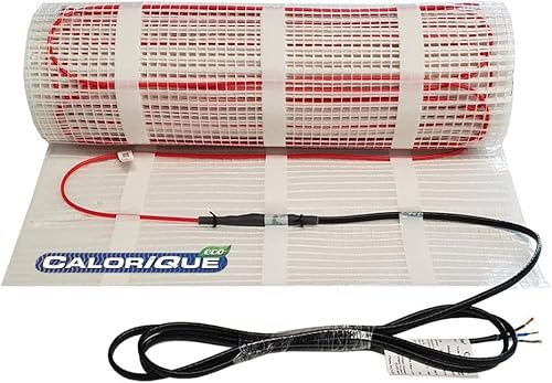 Tappetino per riscaldamento elettrico CALORIQUE ECO - 4,5 m² - Riscaldamento a pavimento elettrico efficiente 150W/m² - Tecnologia TWIN - Classe di efficienza energetica A +++