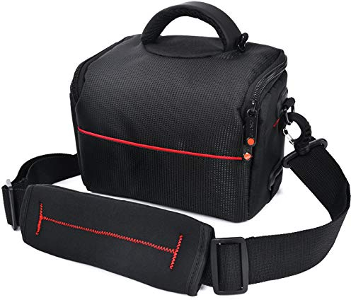 FOSOTO SLR-Kameratasche Fototasche für Spiegelreflexkameras mit wasserdichtem Kompatibel mit Canon SX540 SX420 G7X G9X, Nikon B500 B700, Sony a6000
