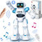 VATOS RC Robot Toys for Kids Age 3+, Smart Talking Voice Remote Control Robot, Gesture Sensing Programmable Emo Robot Toy Birthday Gift Present