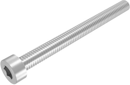 SECCARO Zylinderschraube M2,5 x 35 mm, Edelstahl V2A VA A2, DIN 912 / ISO 4762, Innensechskant, Vollgewinde, 20 Stück