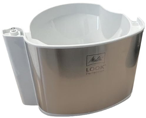 Melitta Filterhalter für Look Perfection & Timer Filterkaffeemaschine, Edelstahl weiß