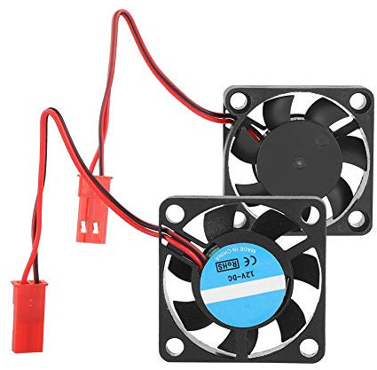 12V Fläkt, PH2.0 2Pin 12V Motor Mini Borstlös Kylare Kylfläkt 3D Printer Fläkt 12V Kylfläkt 3D Printer Fläkt Mini Tyst Kylfläkt För 3D-skrivare Tillbehör