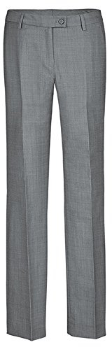 GREIFF Größe 42 Corporate Wear Modern Damen Hose Regular Fit Hellgrau Modell 1356
