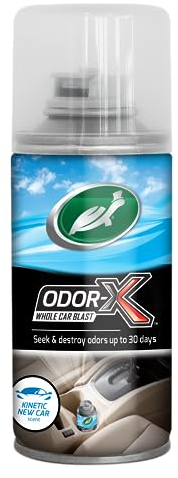 Turtle Wax Odor-X Whole Car Blast - New Car Scent Air Freshener & Odour Remover Car Smoke Bomb - Removes Pet & Smoke Odour for 30 Days