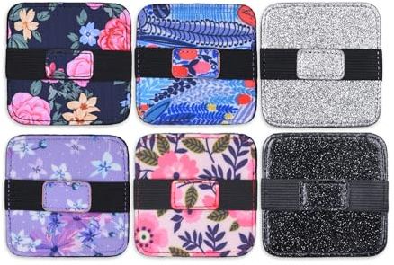 Eco-Fused 6X Screen Cleaning Pads - Gliiter Floral Microfiber Cleaning Cloth Pads - Screen Cleaner Screen Wipes for Electronics - Glasses Cleaning Cloths - Tablets, Laptops, Tv, Smartphones