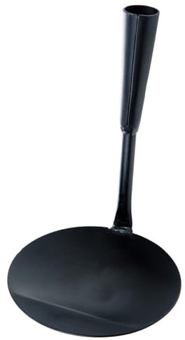 Bricoloco Cazo saca tierra para cavar hoyos para poner postes y plantar. Cuchara Cava hoyos manual para jardín y cultivo