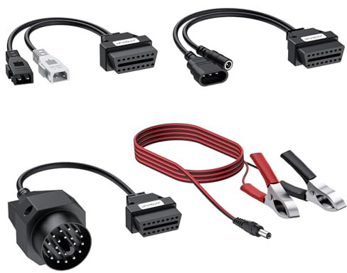 AUTOUTLET Un Ensemble de 4 Adaptateurs Kit de Câble d'Adaptateur de Diagnostic pour Appareil de Diagnostic Universel Auto OBD2 OBD1 Câble d'Adaptateur de Diagnostic pour AutoCom Delphi CDP DS150Er