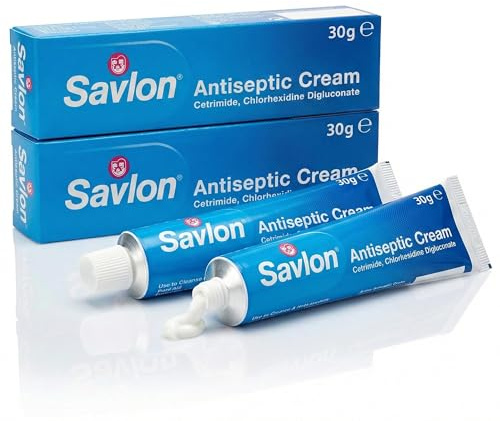 Savlon Antiseptic Cream 30g Pack of 2 First Aid Antiseptic Cream for Cuts Grazes Burns and Insect Bites Helps Prevent Infection and Supports Healing Twin Pack