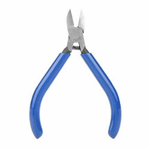Pinze da Taglio Diagonali da 5 Pollici, Taglierina Elettronica a Filo ad Alta Durezza, Micro Taglierine a Taglio Laterale Antiscivolo TU-17