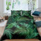 Leaf Duvet Cover Palm Tree Bedding Set for Kids Boys Girls Green Tropical Leaves Home Decoration Comforter Cover Botanical Bedspread Cover Bedroom Collection 3Pcs King Size