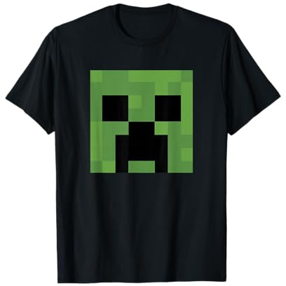 Minecraft Creeper Big Face T-Shirt