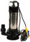 1500W 36000 L/H Elektrische Schmutzwasser-Tauchpumpe Professionelle Schmutzwasserpumpe aus Edelstahl mit Schwimmerschalter und 6m Stromkabel